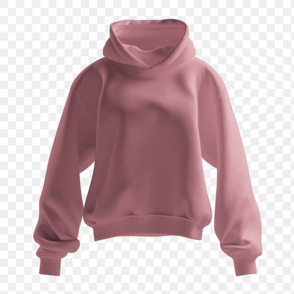 PNG pink hoodie, transparent background