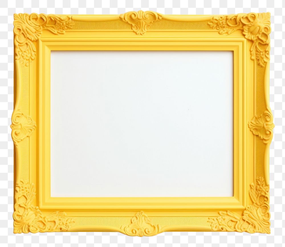 PNG Yellow frame white background architecture.