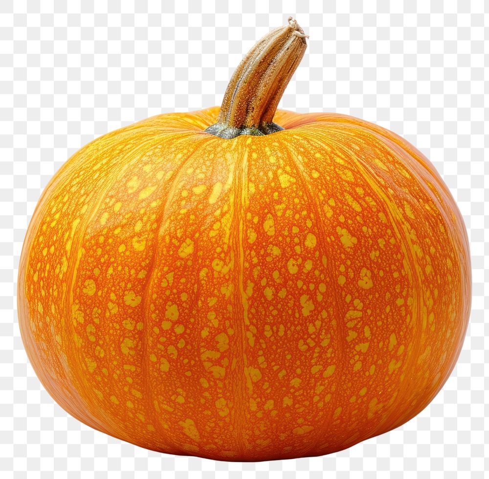 PNG Photo of a single pumpkin vegetable squash fruit.