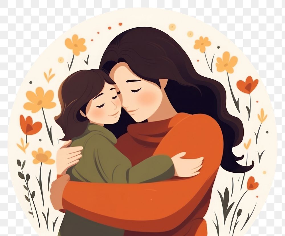 PNG Mother hugging adult affectionate. | Free PNG - rawpixel