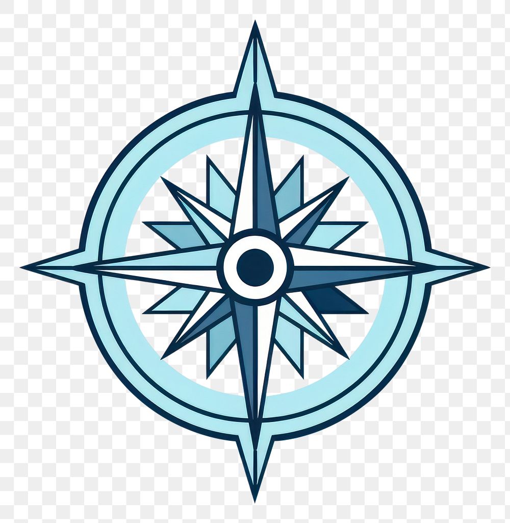 PNG A navigation icon symbol line compass.