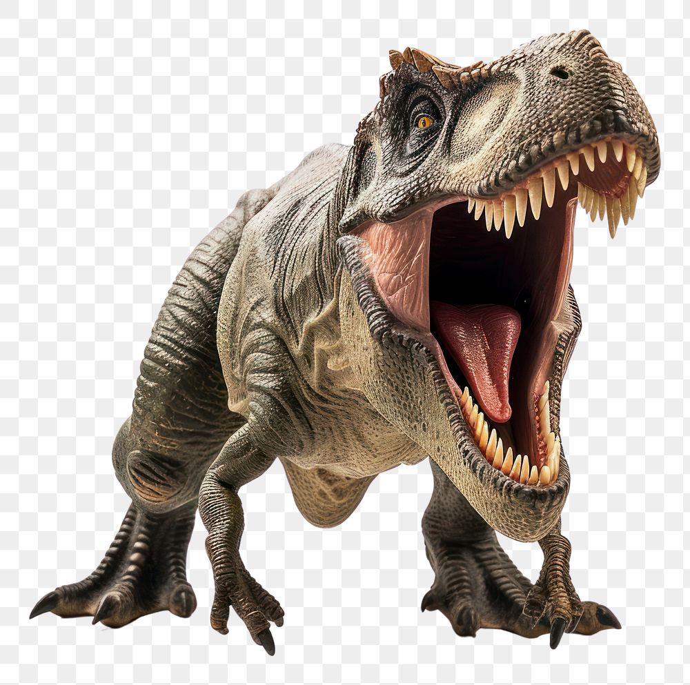 PNG Dinosaur reptile animal white background.