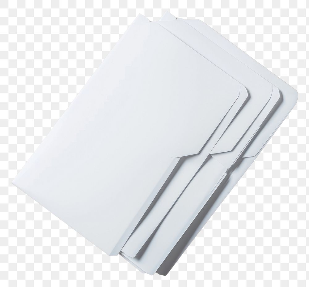 PNG Plastic file folder mockup paper white envelope.
