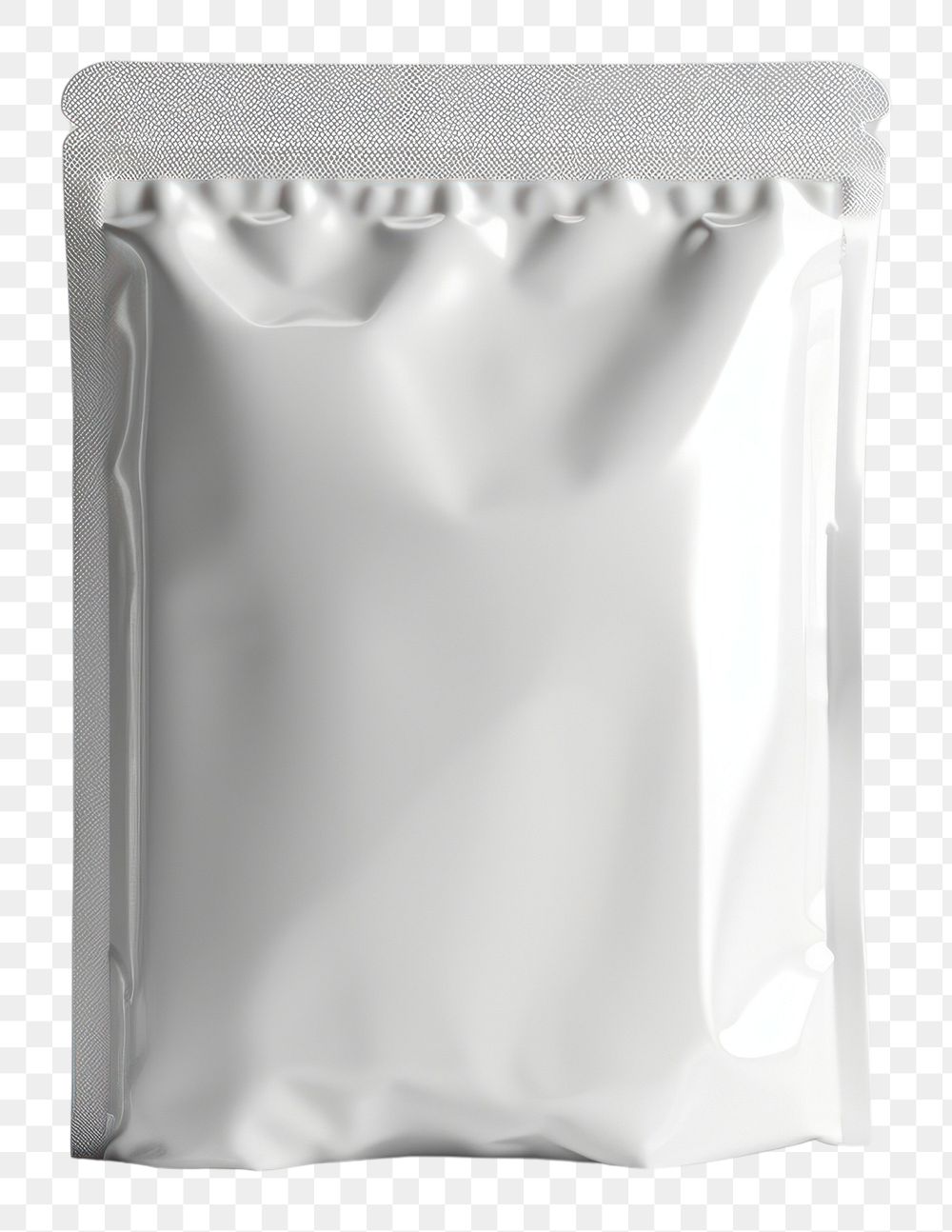 PNG Plastic pouch packaging mockup white bag aluminium.