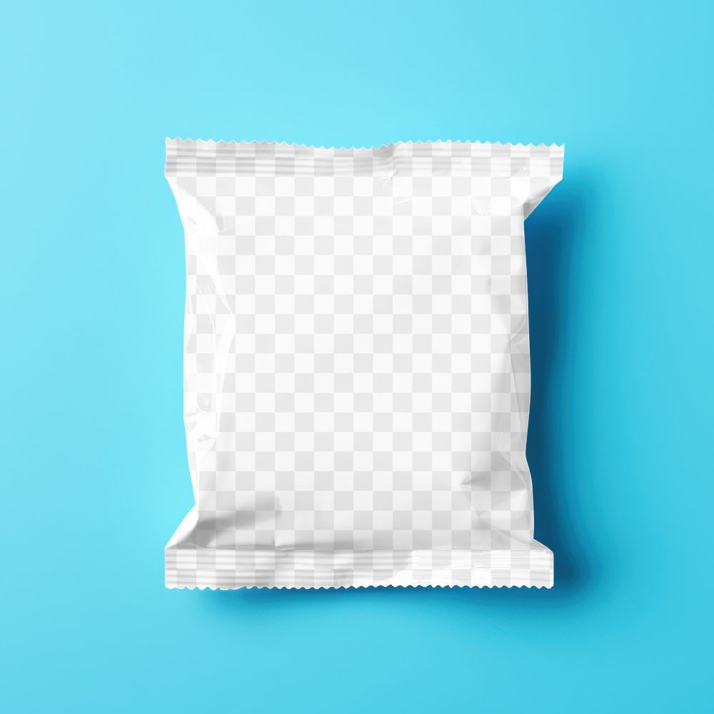 Pouch bag png mockup, transparent design