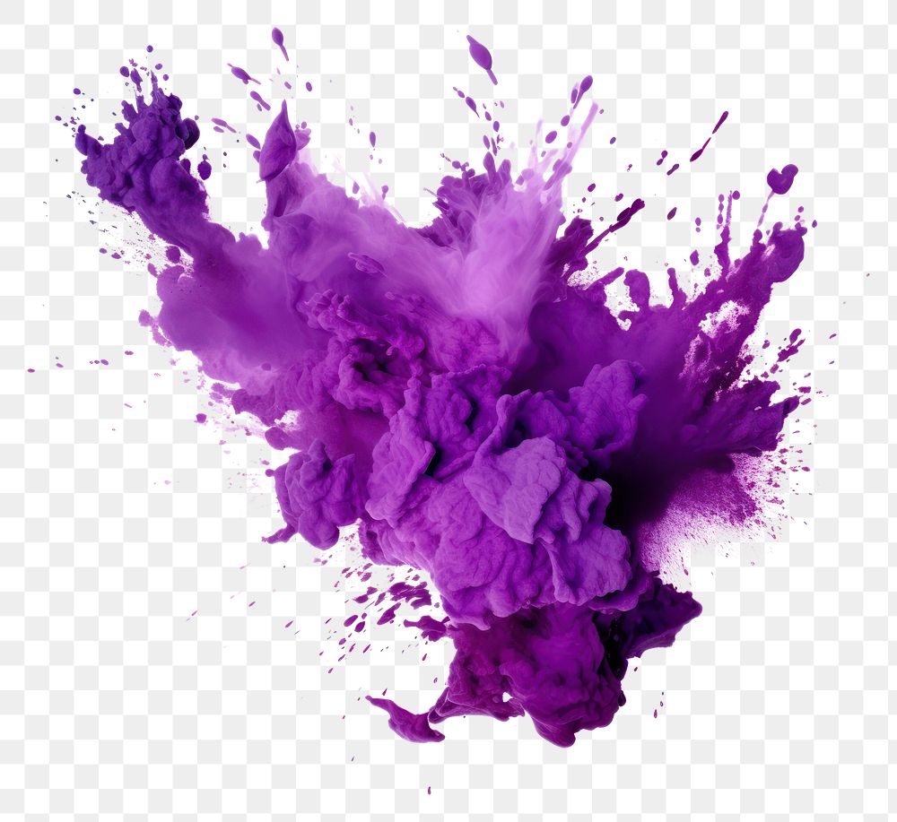 PNG Purple Paint Splatter backgrounds paint white background