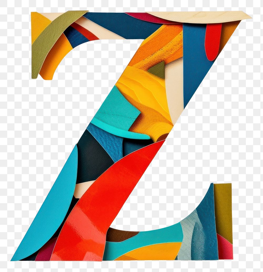 PNG  Alphabet Z art shape text.