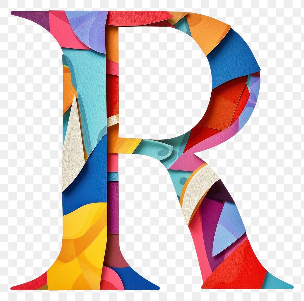 PNG  Alphabet R art alphabet shape.