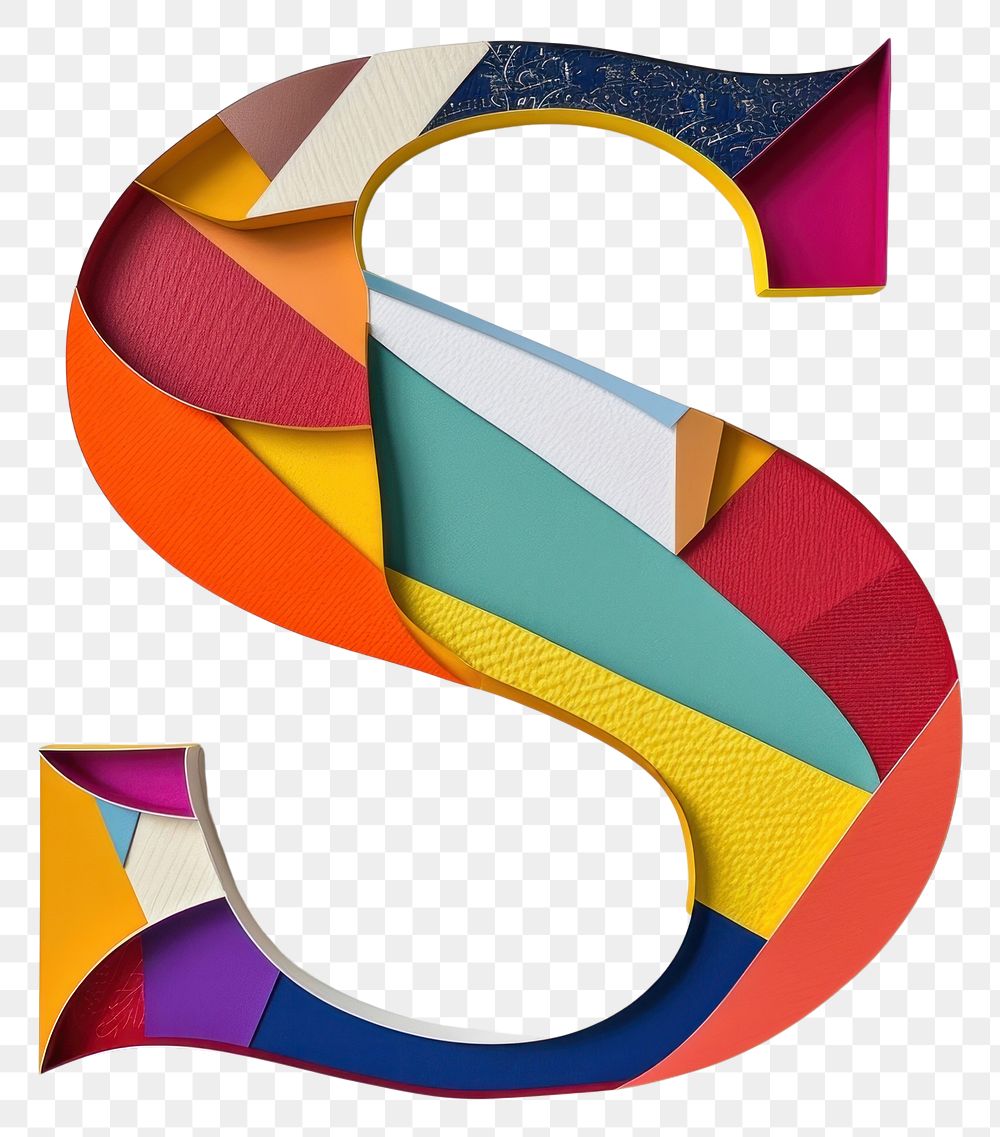 PNG  Alphabet S art number shape.
