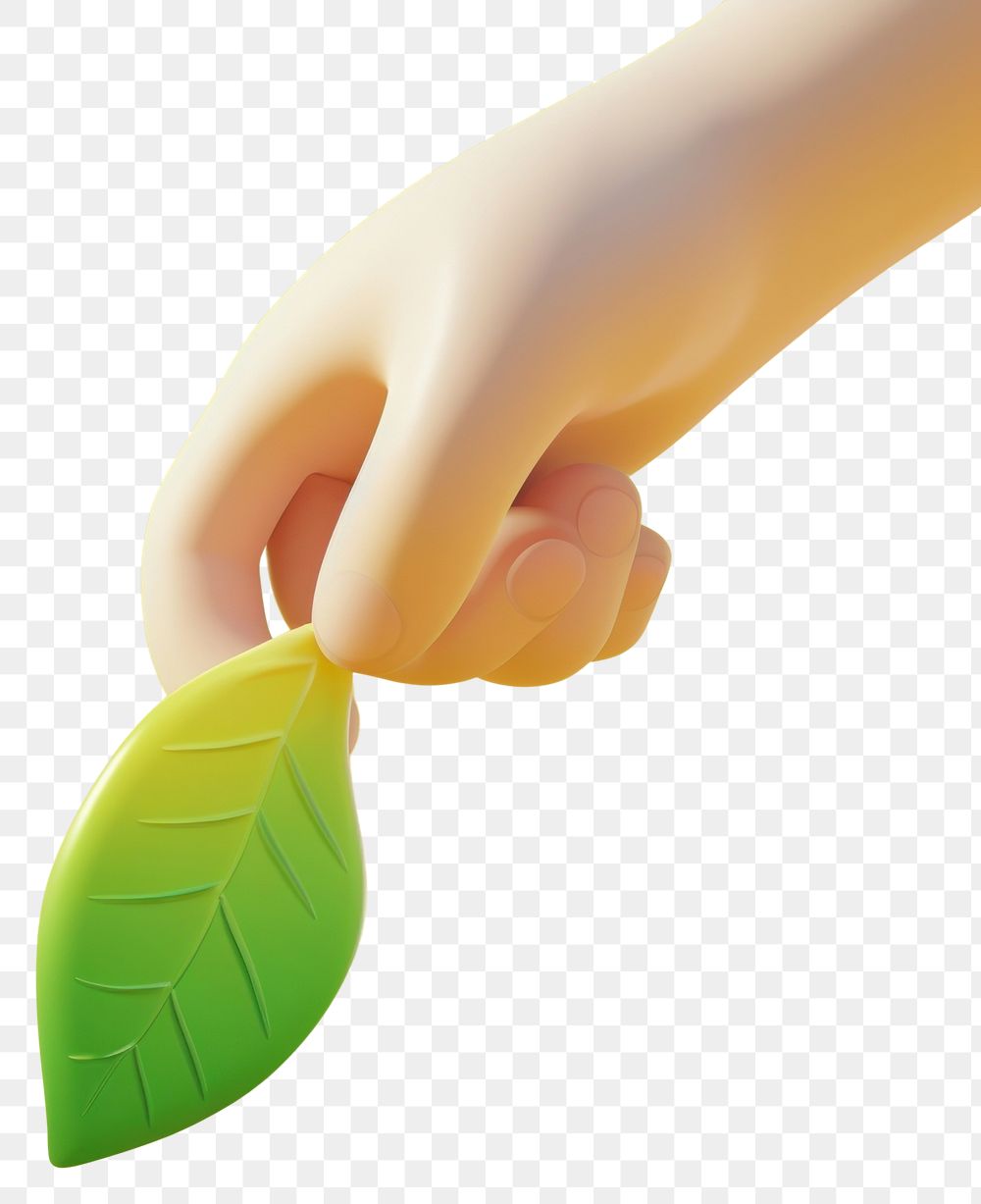 PNG Finger plant hand leaf.