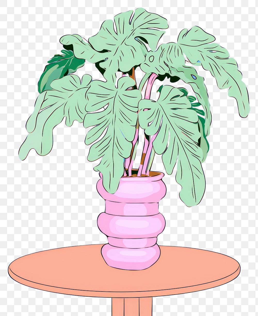 PNG  Palm tree cartoon plant leaf.