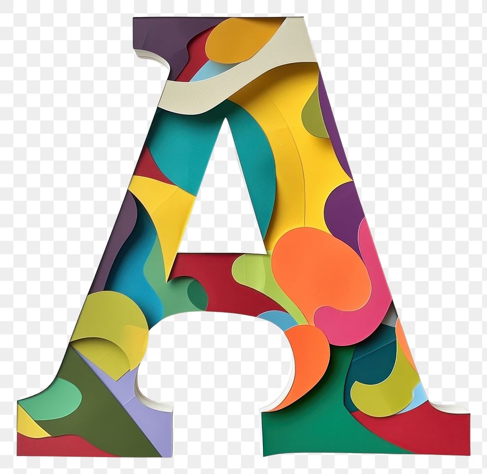 PNG  Alphabet A text art alphabet.