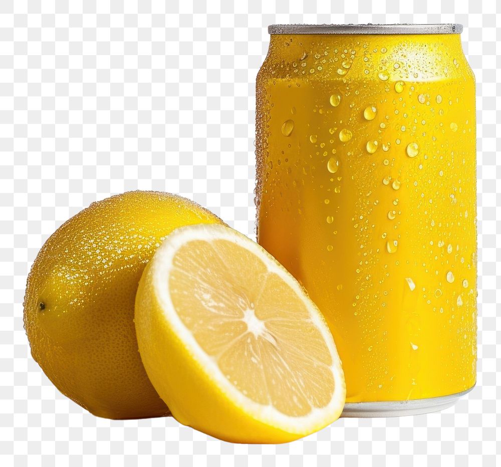 PNG Lemon juice can fruit drink plant.