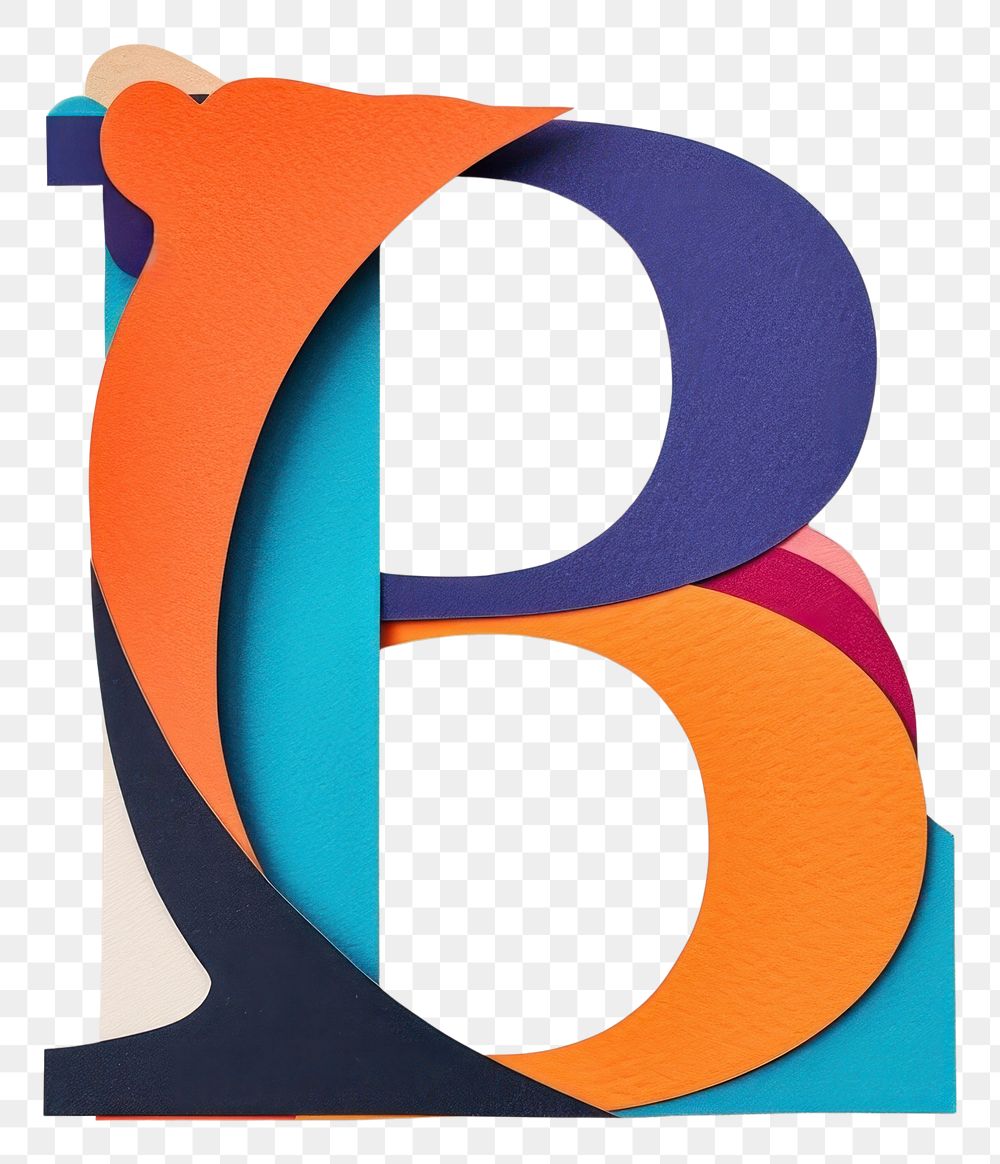 PNG  Alphabet B text number shape.