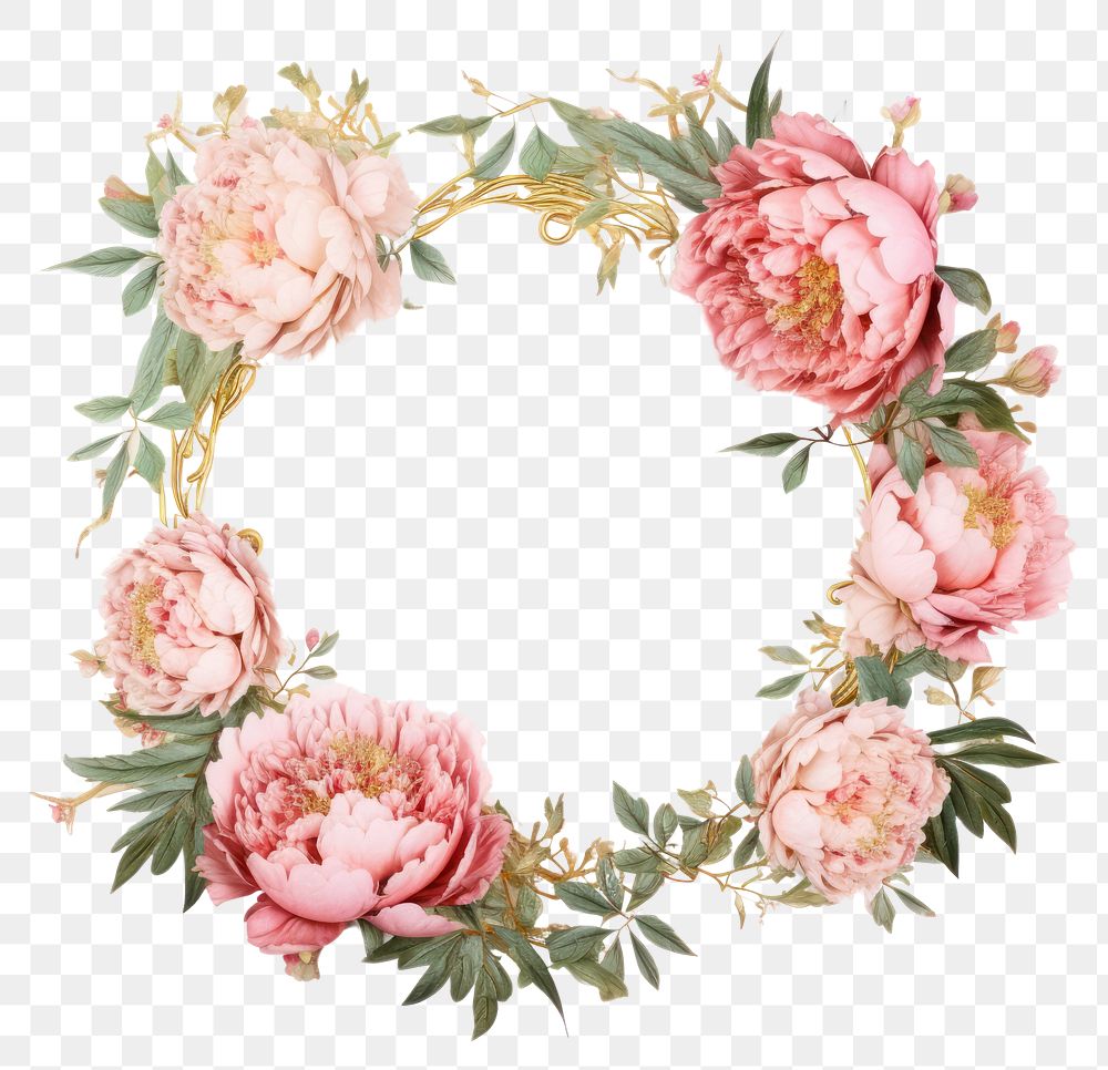 PNG Flower wreath plant rose.