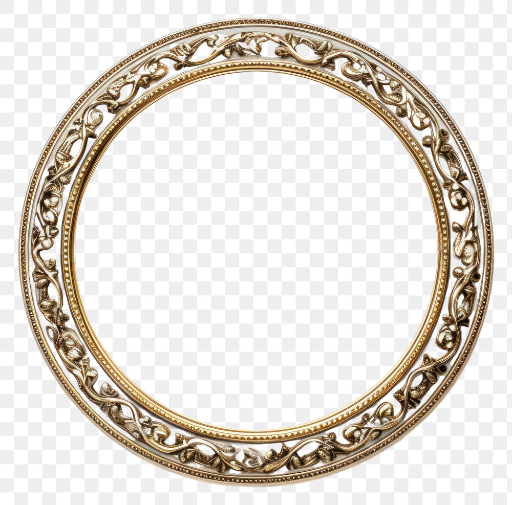PNG White gold ceramic circle Renaissance frame vintage rectangle jewelry locket.