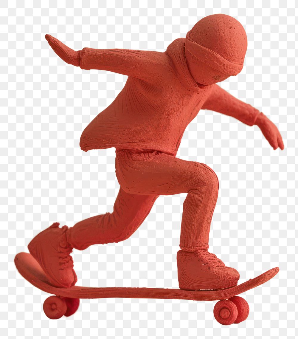 PNG  Skater toy representation skateboarding.