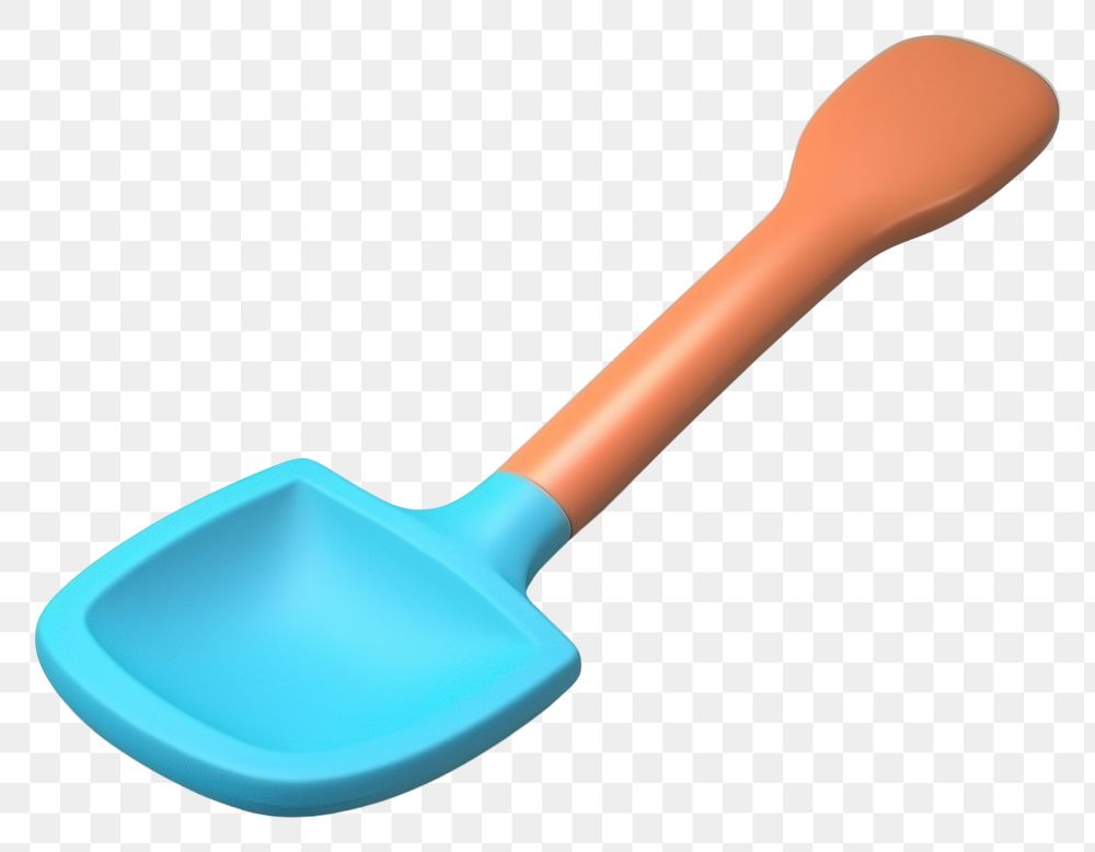 PNG  Shovel spoon toothbrush silverware.