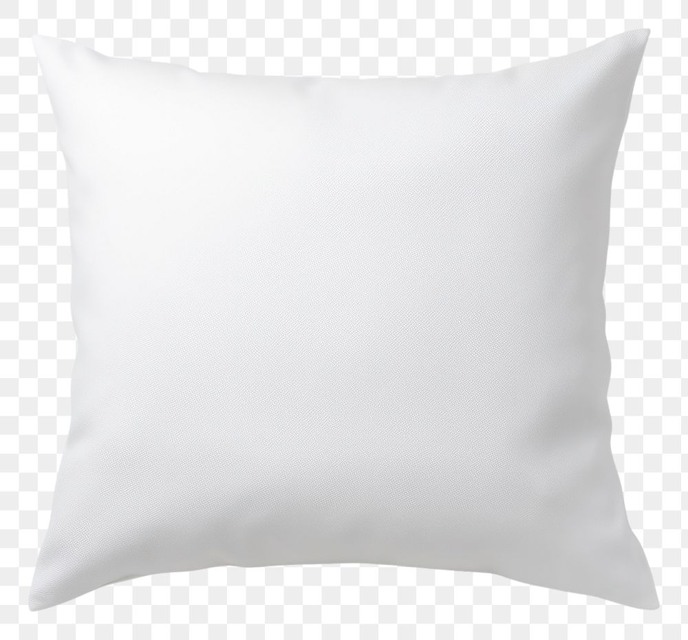PNG  White pillow backgrounds cushion white background.