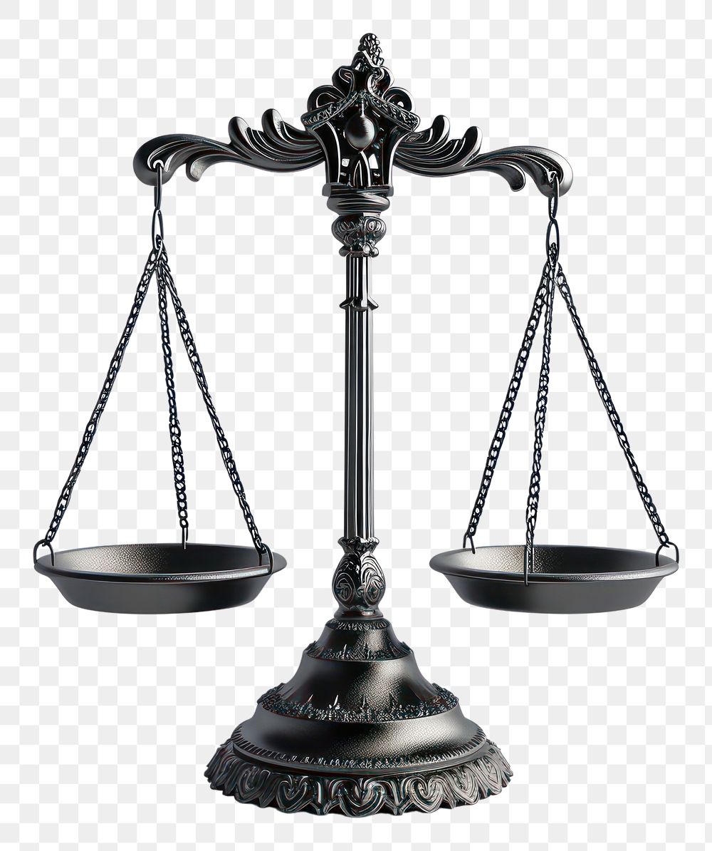 PNG  Scales of justice white background architecture chandelier.