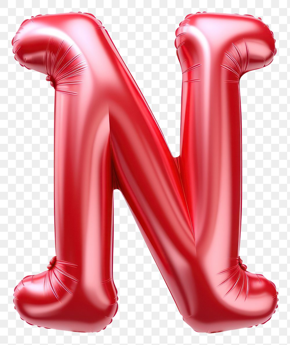 PNG M letter balloon text white background.