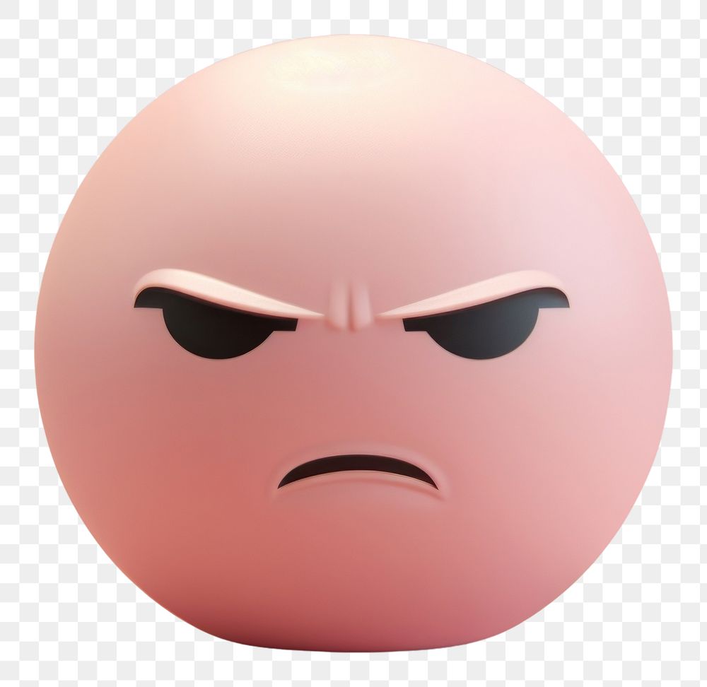 PNG  Angry emoji face representation investment cartoon.