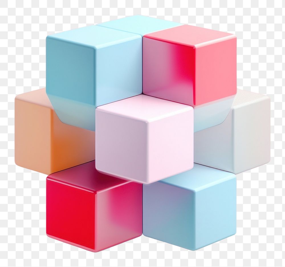 PNG  Geometric shape art toy geometric shape.