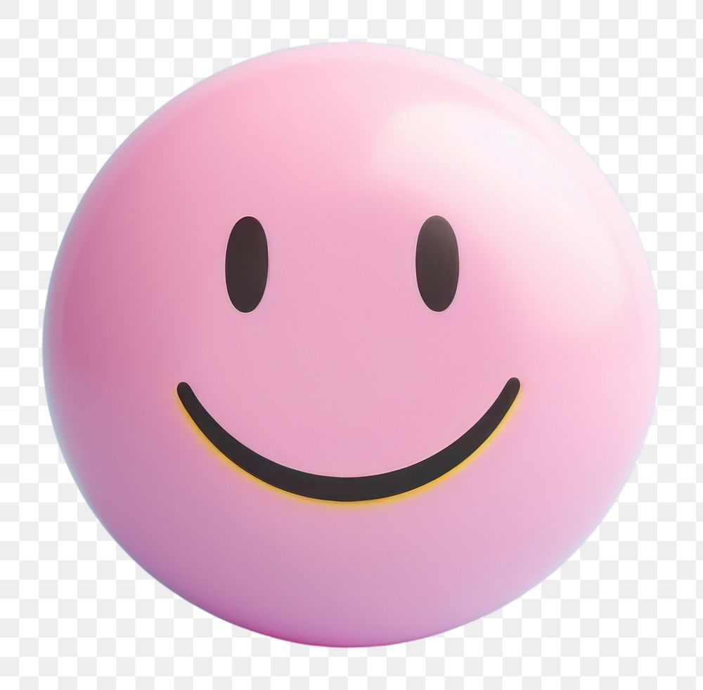 PNG  Happy emoji icon face sphere anthropomorphic celebration.