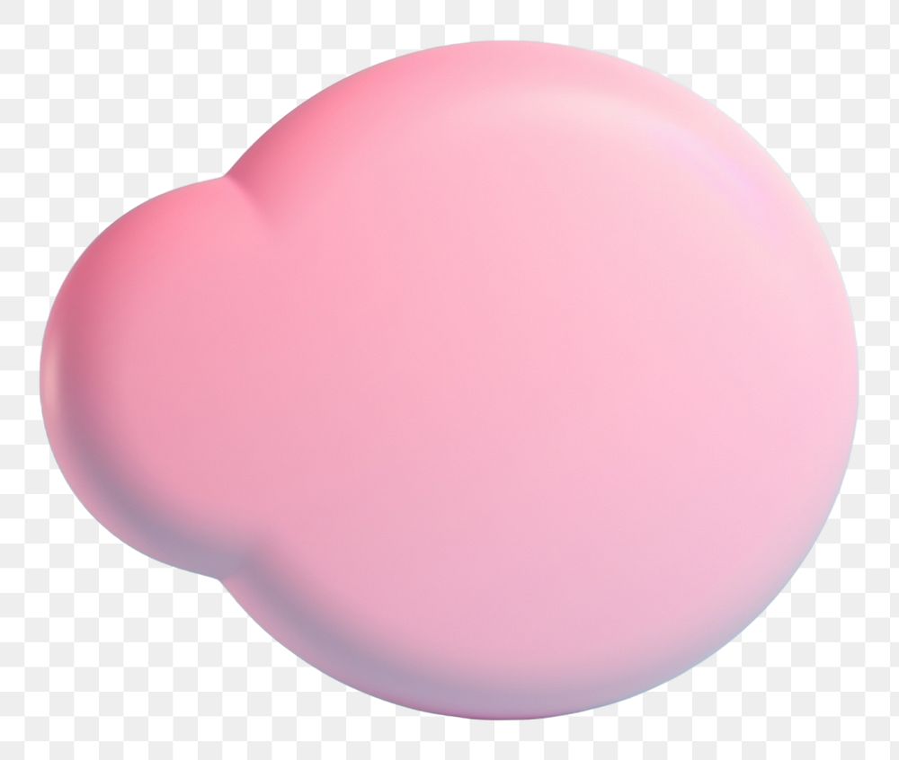 PNG  Speech bubble balloon purple circle.