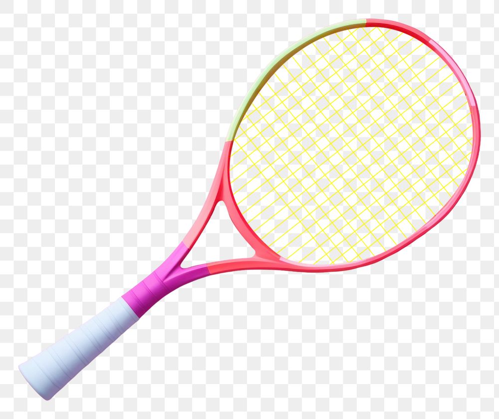 PNG Tennis racket sports string yellow.