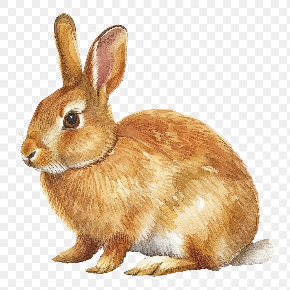 PNG Rabbit rodent mammal animal.