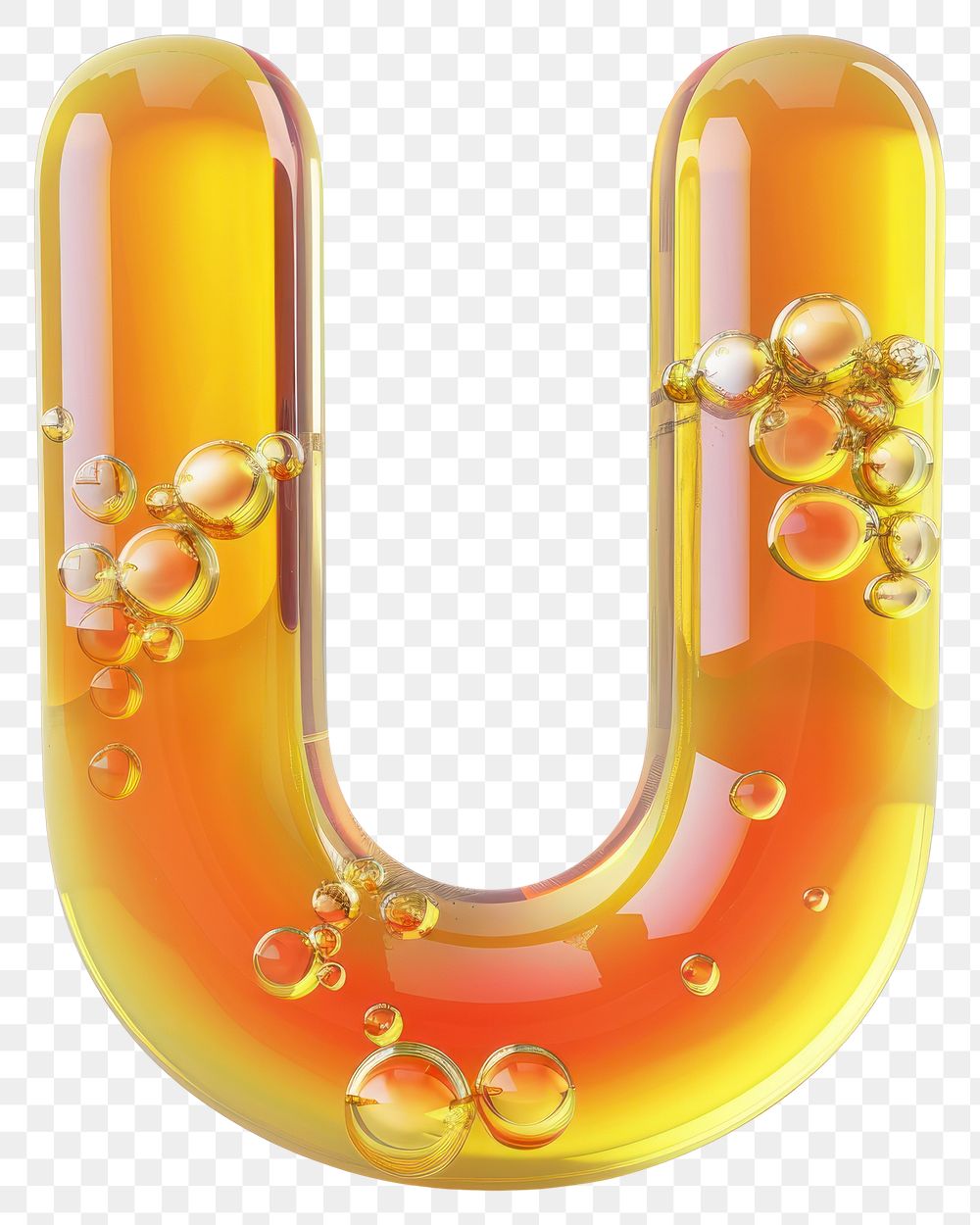 Letter U yellow bubble number. | Free PNG - rawpixel