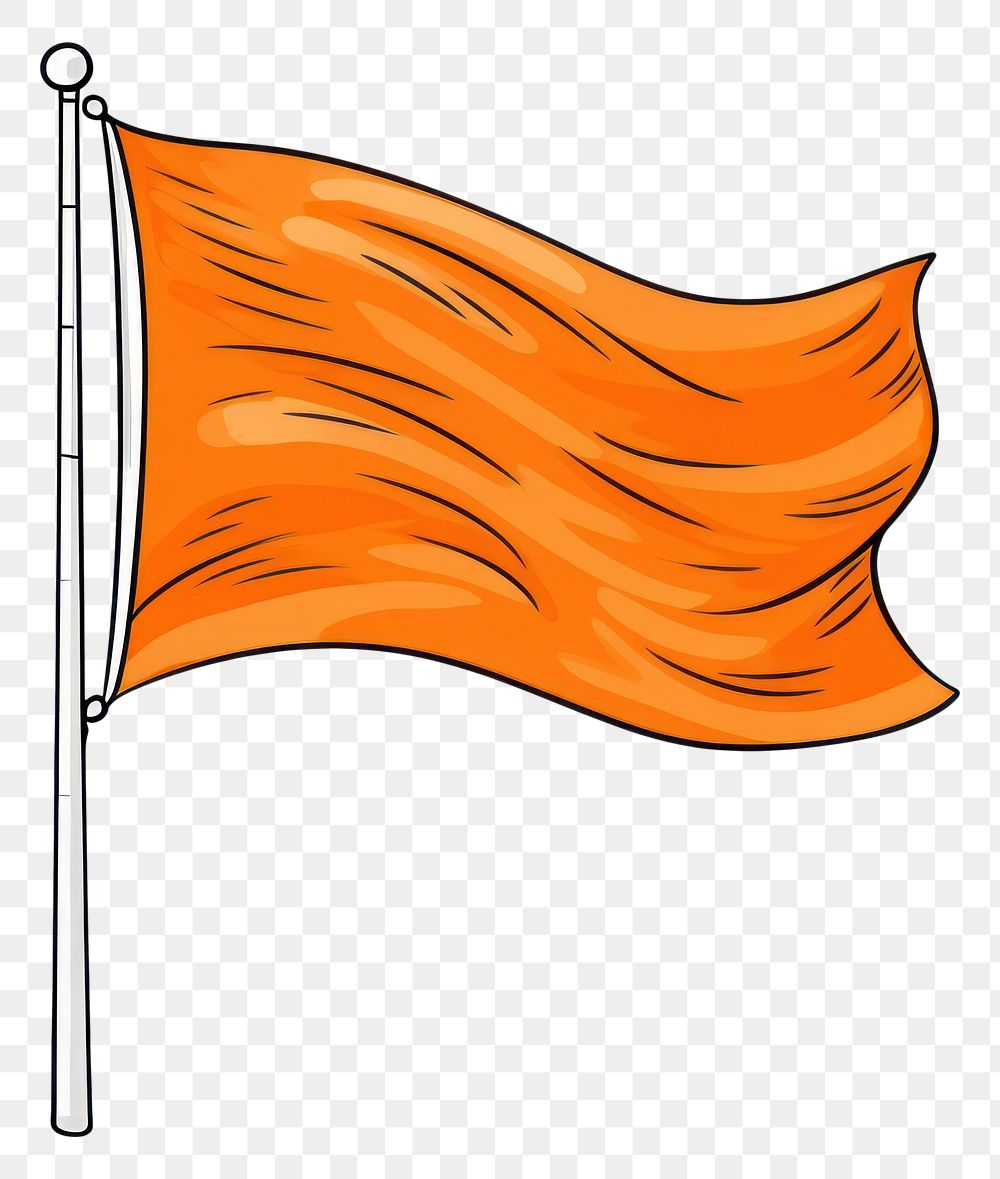 PNG Orange color flag line | Free PNG - rawpixel