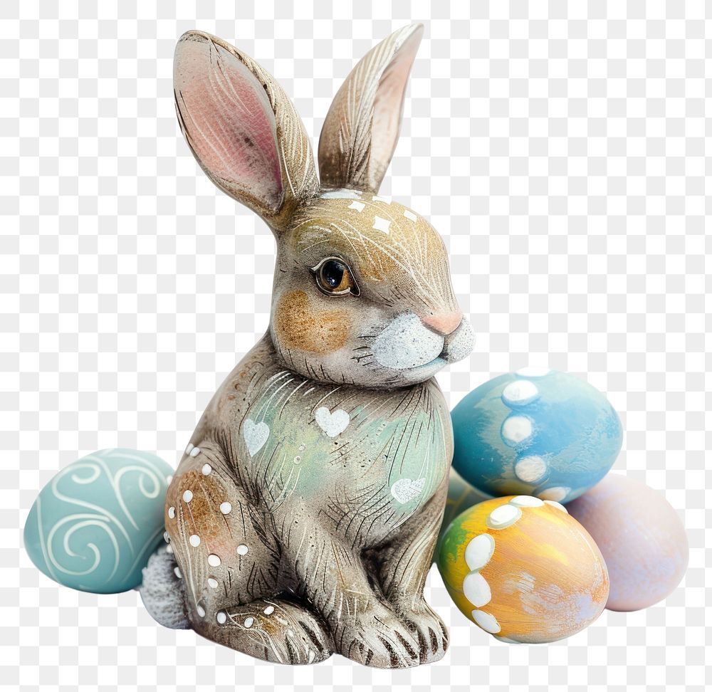 PNG Easter bunny animal mammal egg.