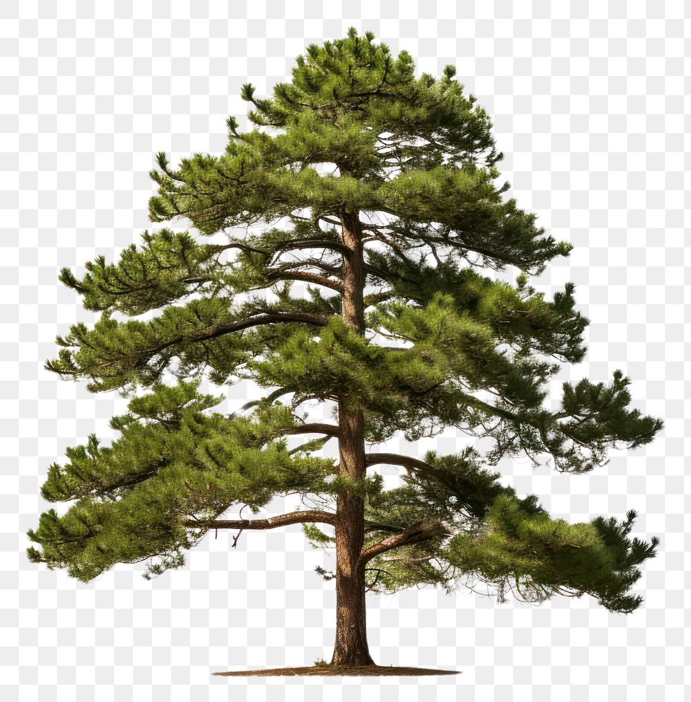 PNG Pine tree plant fir white background.