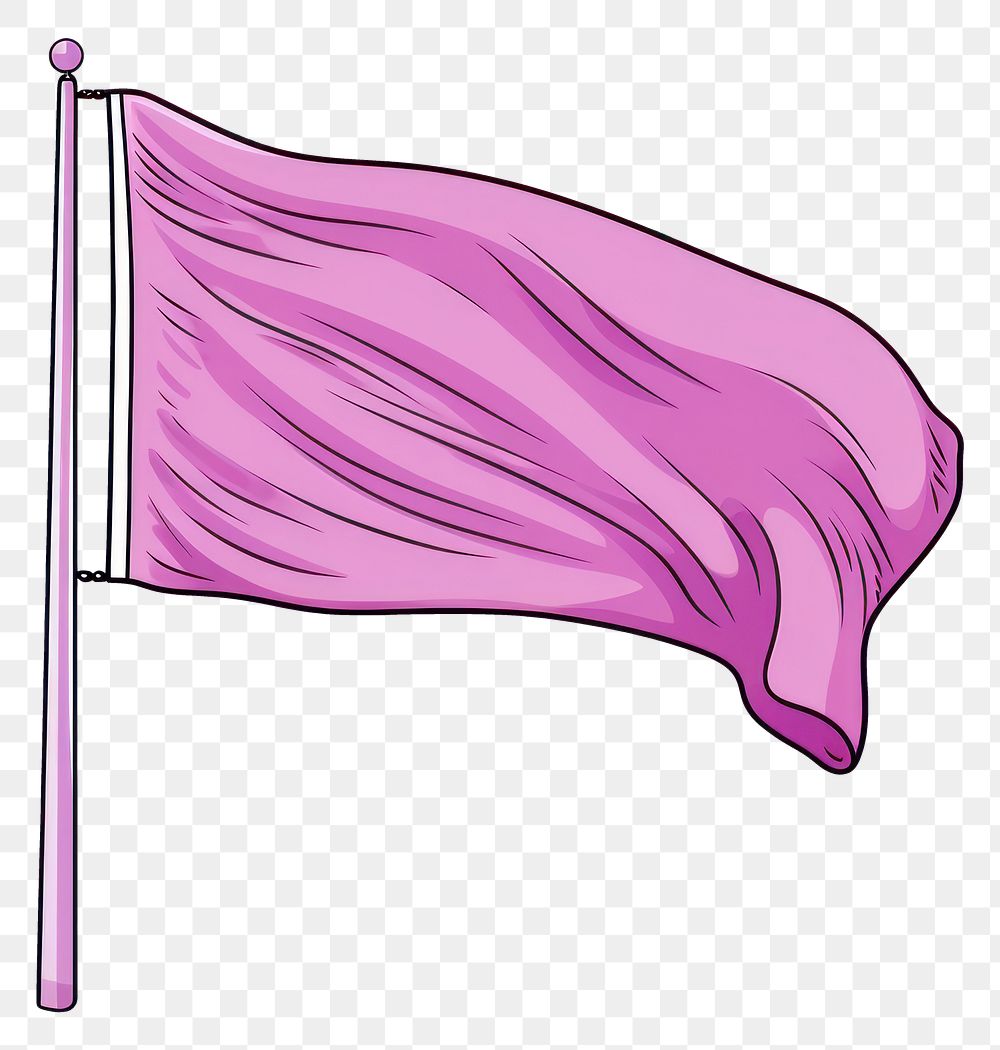 PNG Purple flag sketch line patriotism.