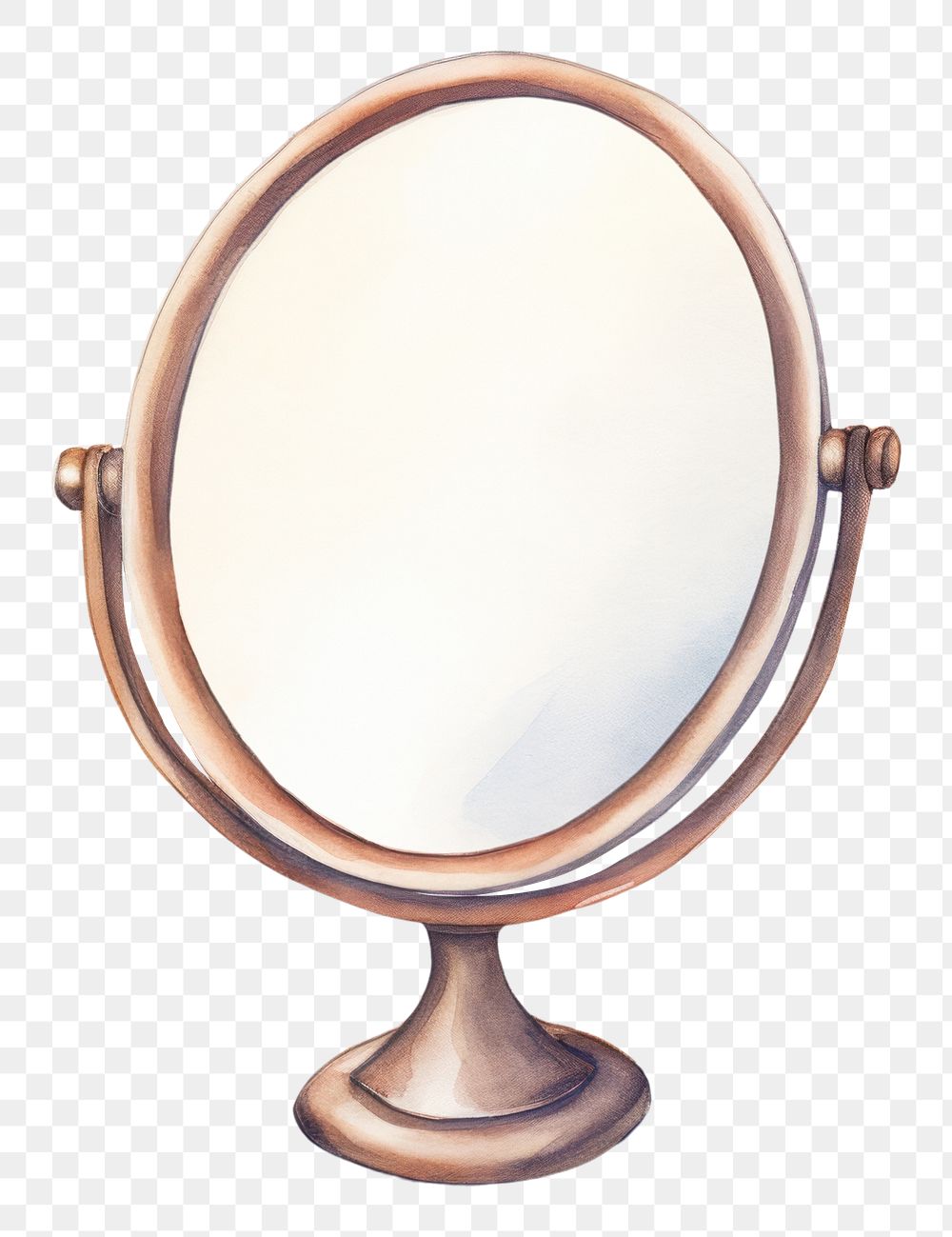 PNG Mirror reflection circle shape.