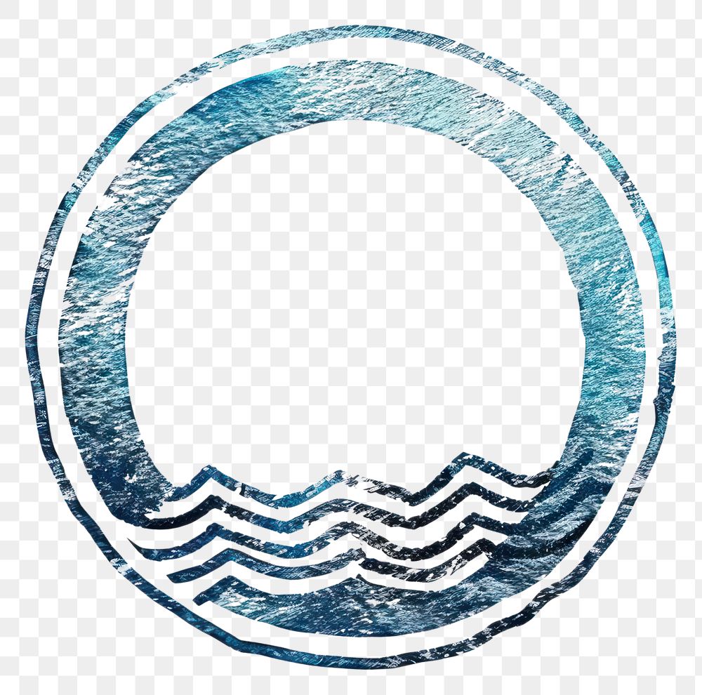 PNG  Circle logo aqua creativity.