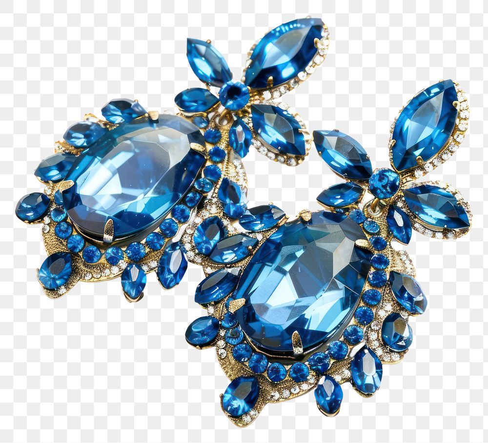 PNG Earrings jewelry gemstone brooch.