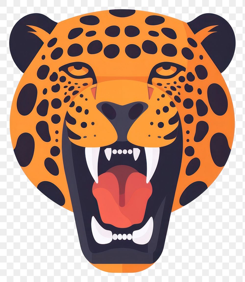 PNG Jaguar roar sign icon wildlife leopard cheetah.