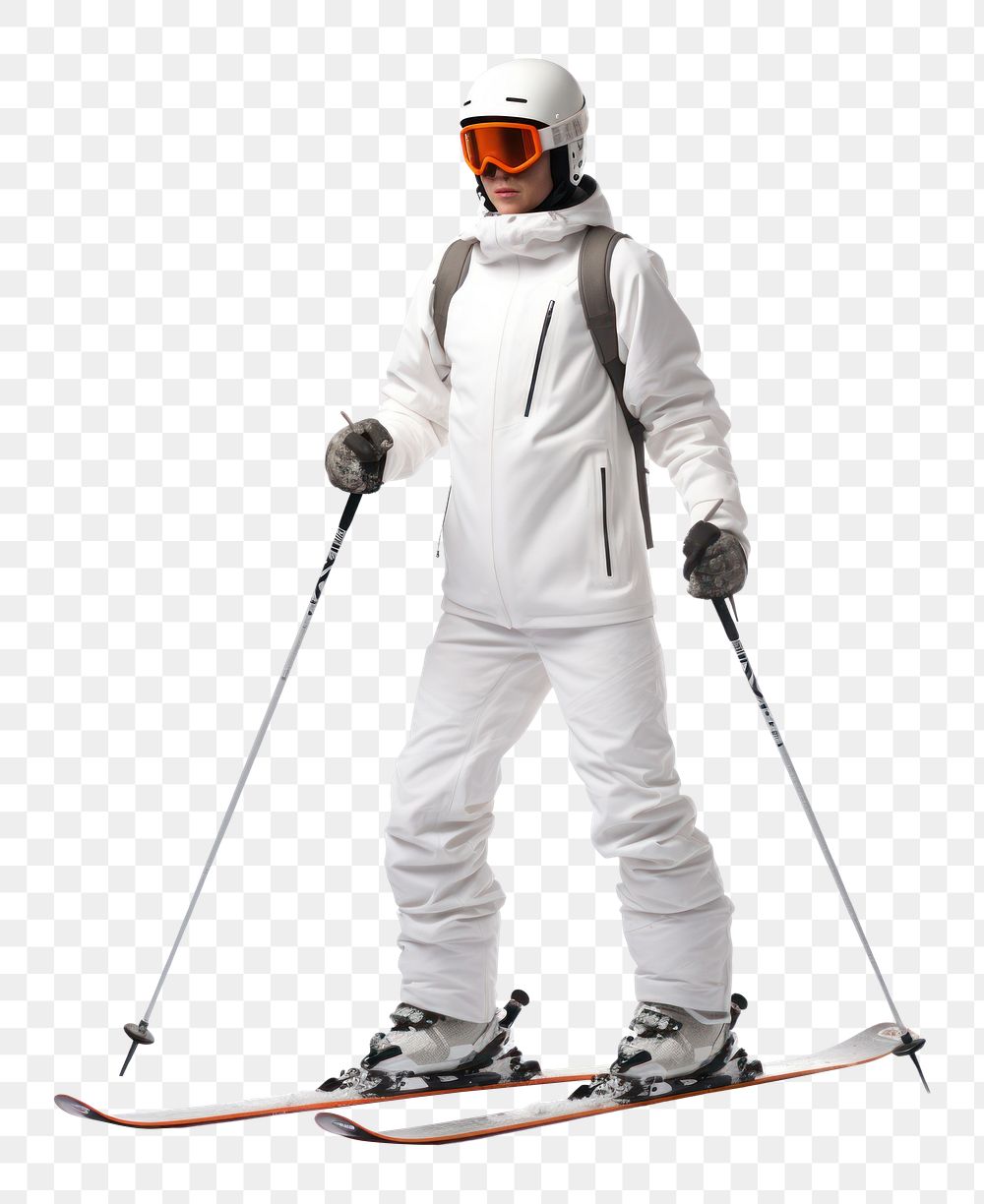 PNG Snow skier recreation footwear skiing.