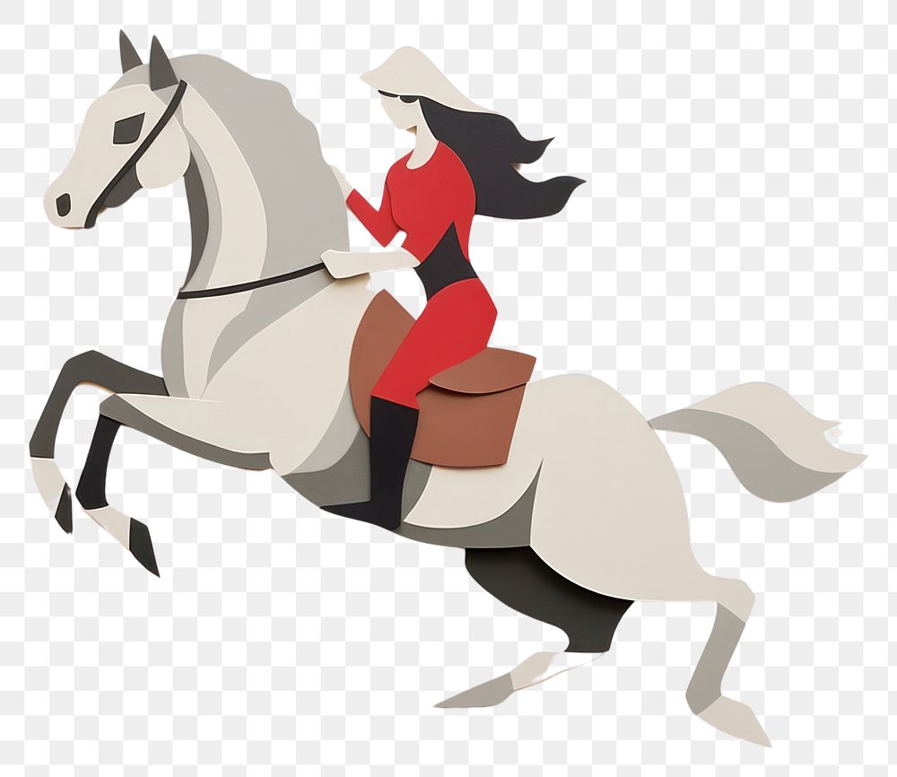 PNG Woman riding horse animal mammal representation.
