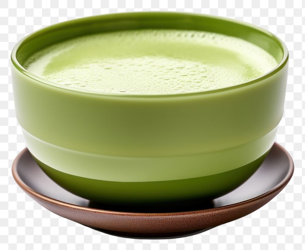 PNG Japanese matcha green tea ceramic drink food.