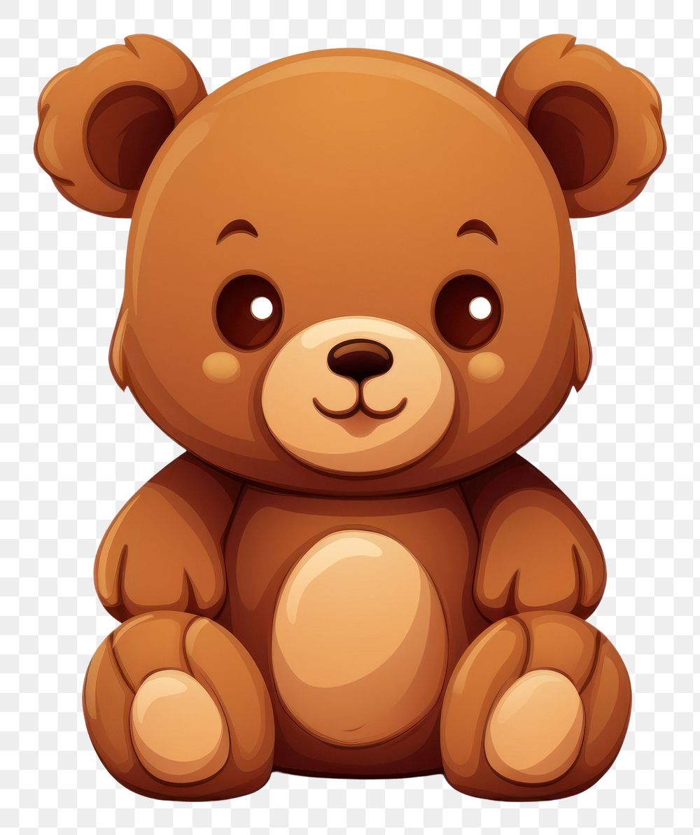 PNG Teddy Bear Icon Vector mammal bear toy.