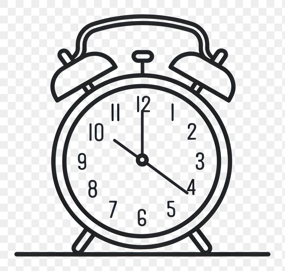 PNG Alarm line logo icon clock accuracy deadline.