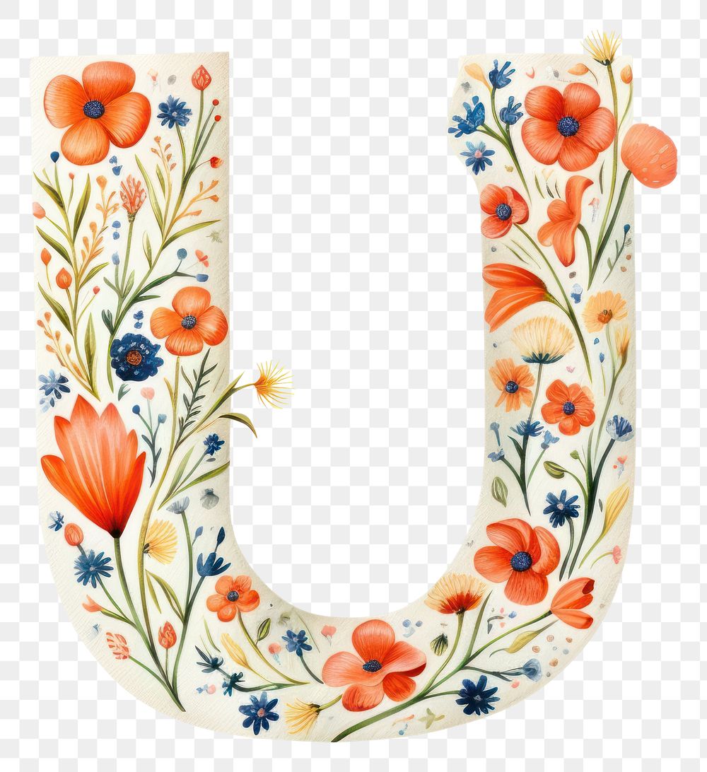 PNG Art pattern flower number.