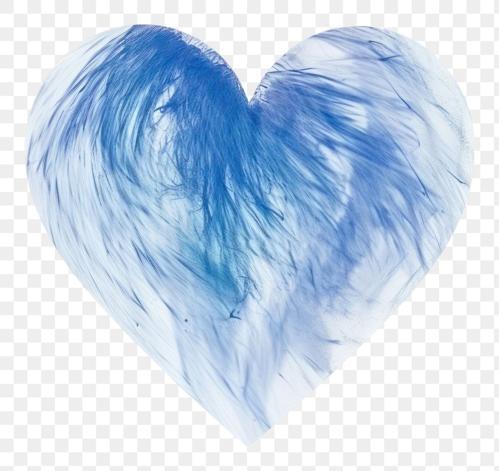 PNG Drawing heart blue lightweight creativity.
