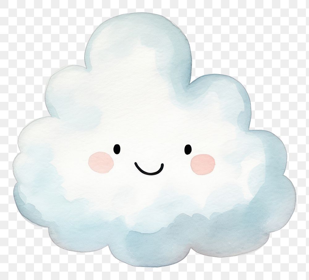 PNG Cloud white white background creativity