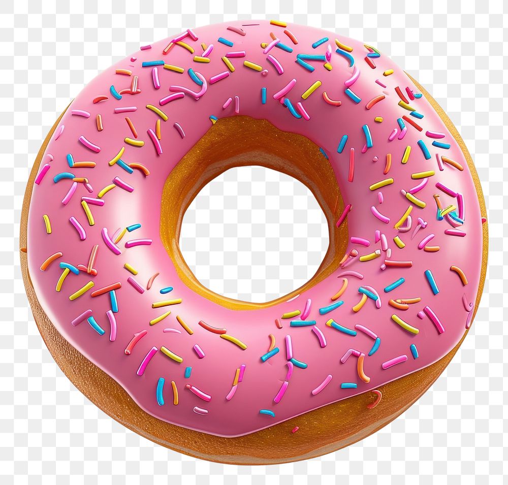PNG Donut in Alphabet Shaped of T donut dessert shape.