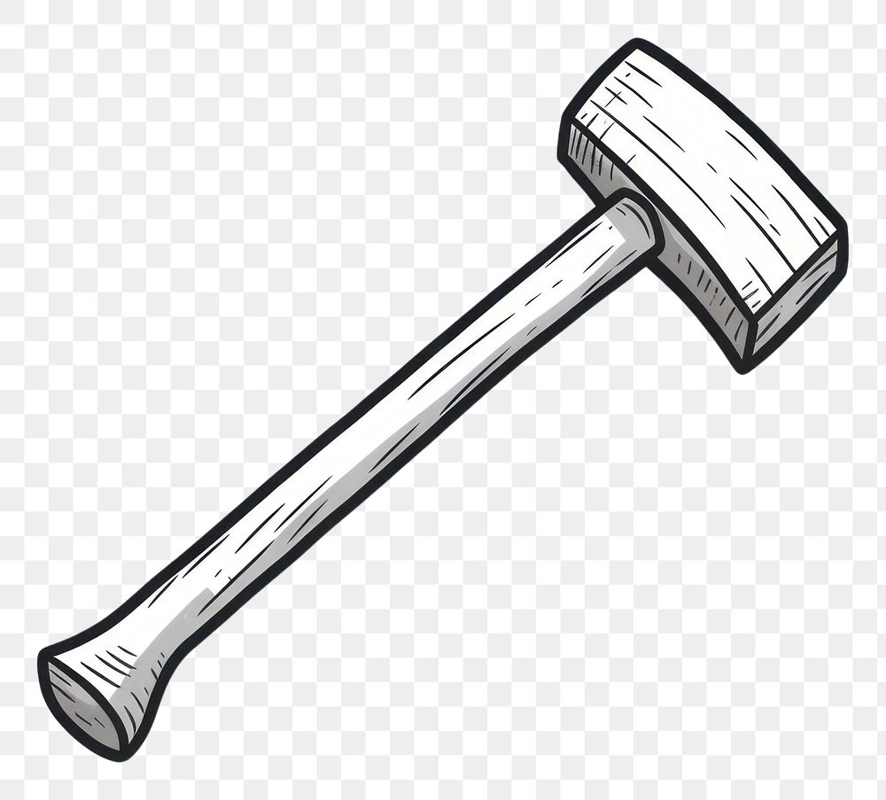 PNG Hammer tool white background weaponry.